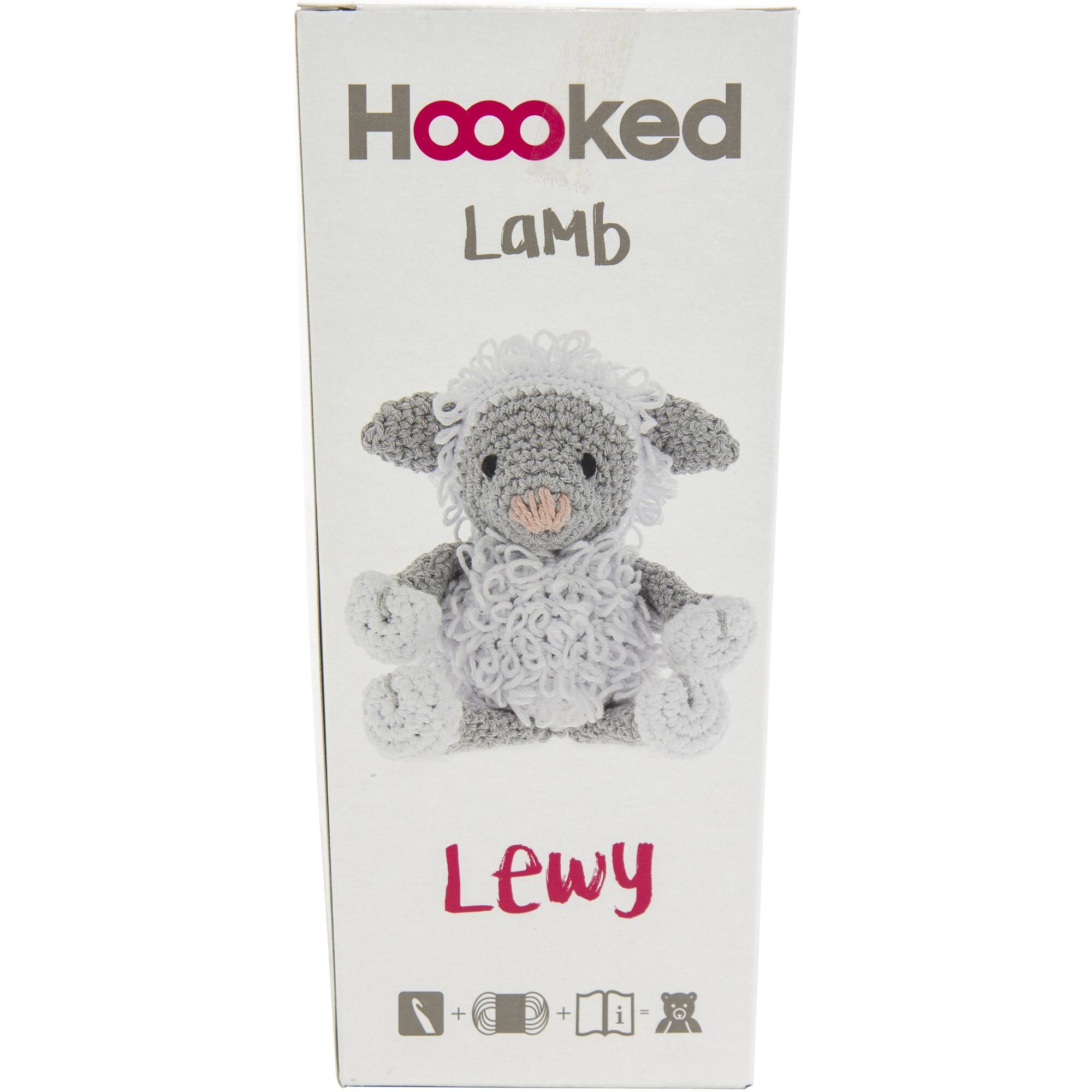 Hoooked Lewy the Lamb DIY Crochet Kit